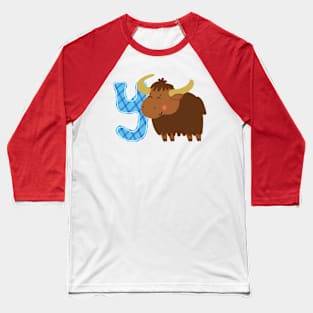 Animal alphabet Y Baseball T-Shirt